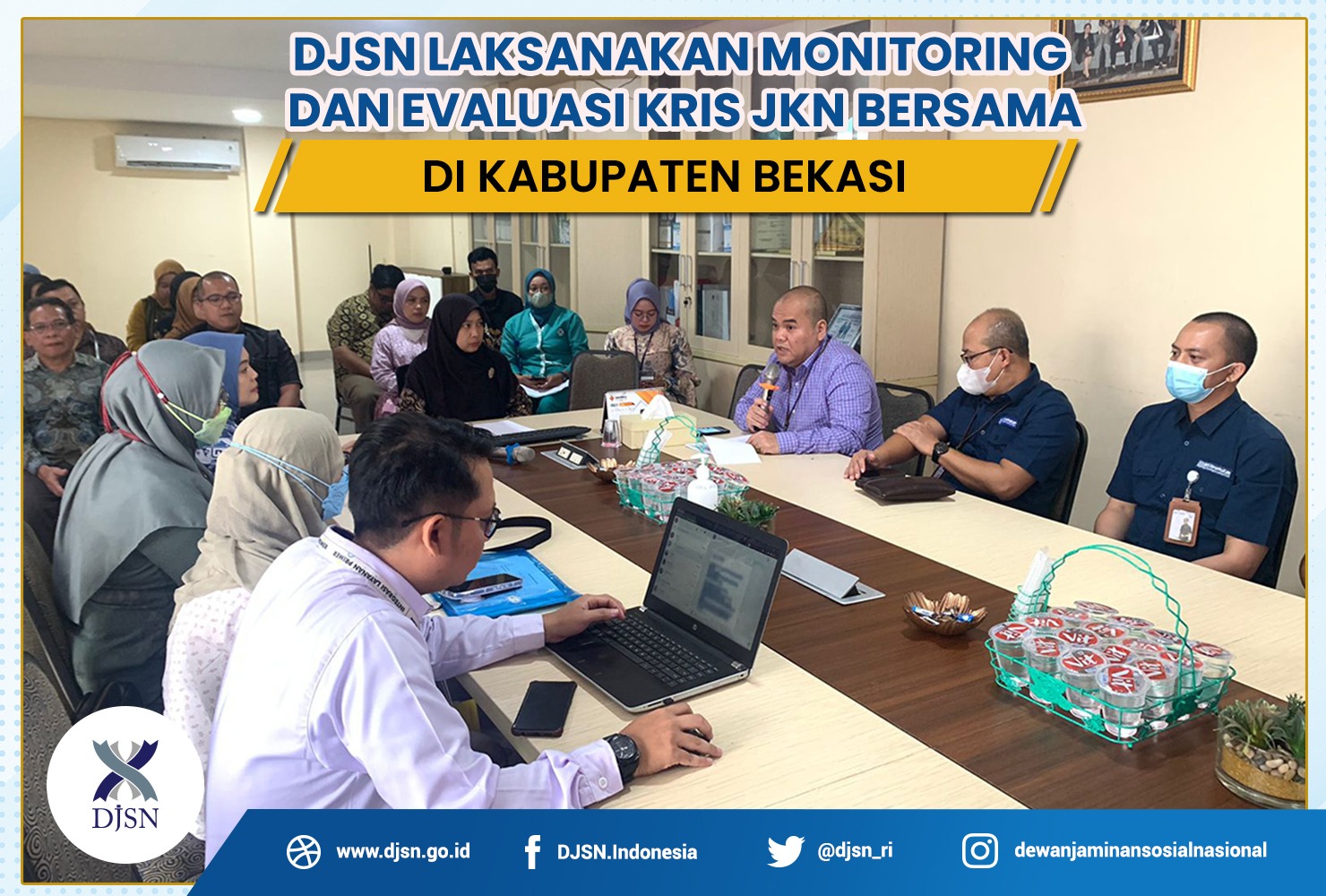 DJSN Laksanakan Monitoring dan Evaluasi KRIS JKN Bersama di Kabupaten Bekasi